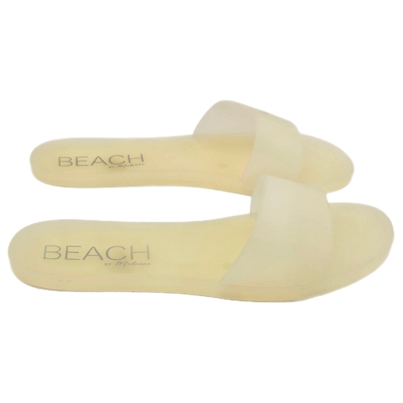 Beach by Matisse Sol Jelly Flip Flop Sandals Butter Size 7 - Picture 1 of 11